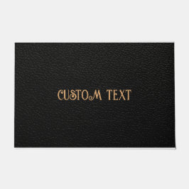 TEXTDOOR FÜR SCHWARZLEDERN FUßMATTE