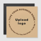 Texte aus dem Rundschreiben, hellbraune Magnetkart Magnetkarte (Vorne/Hinten)