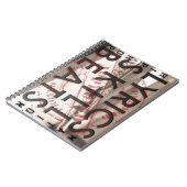 TEXTE SKILL BEATS Hip Hop Notizblock (Linke Seite)