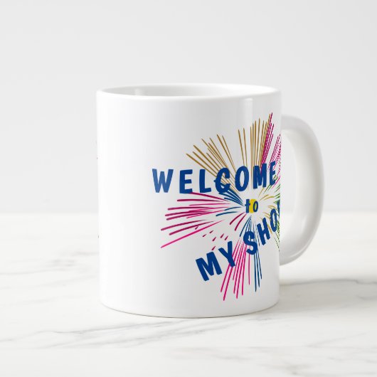 Texte zu Feuerwerkskörpern Jumbo-Tasse (Vorderseite Rechts)