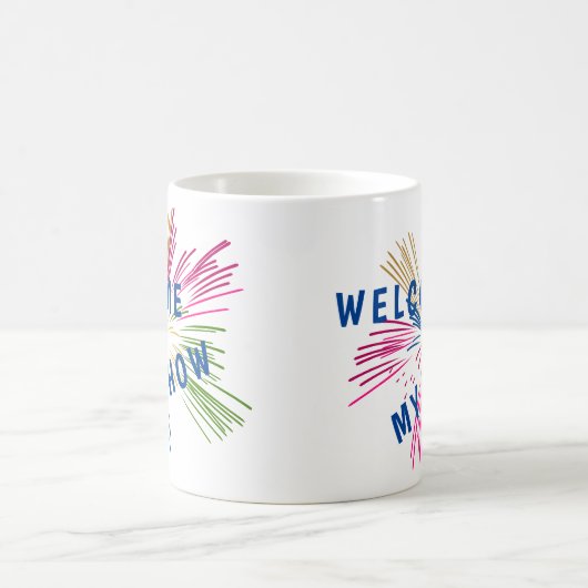 Texte zu Feuerwerkskörpern Kaffeetasse (Mittel)