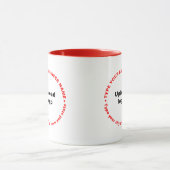 Texte zu "Round Pattern Business Brands" auf "Red  Tasse (Zentrum)