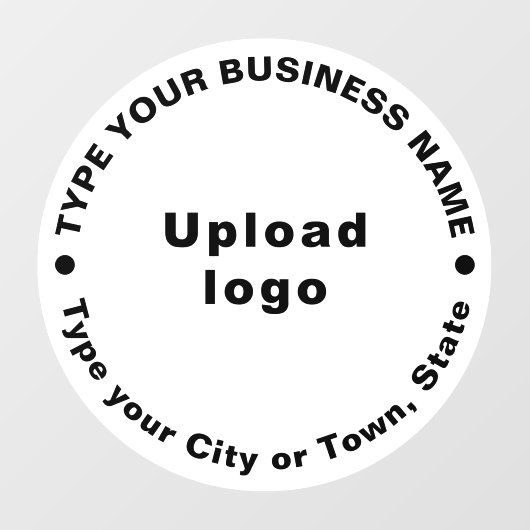 Texte zur Marke "Circular Business" auf Weiß Fensteraufkleber (Blatt)