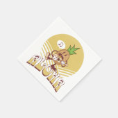 Textentwurf "Aloha" im Retro-Stil Serviette (Ecke)