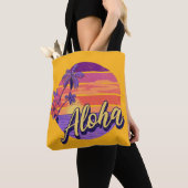 Textentwurf "Aloha" im Retro-Stil Tasche (Von Nahem)