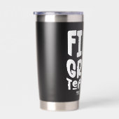 Textentwurf der ersten Klasse für Lehrer Minimalis Thermobecher (Rechts)