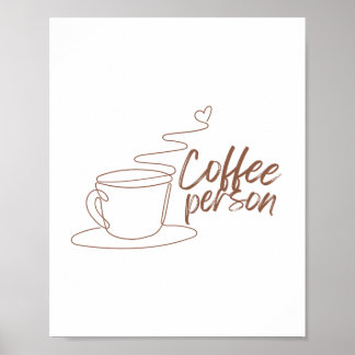 Textentwurf für den Kaffee Poster