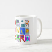 Textentwurf "Happy New Year" Kaffeetasse (VorderseiteRechts)