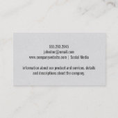 Textentwurf // Minze Visitenkarte (Rückseite)