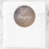 Texter Hintergrund 4 Runder Aufkleber (Tasche)