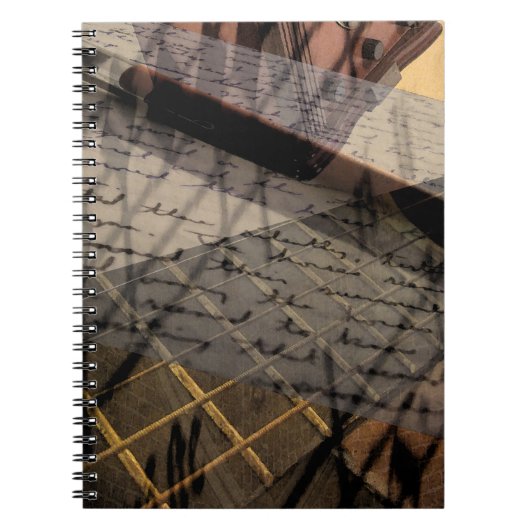 Texter und Komponistnotizbuch Notizblock (Vorderseite)