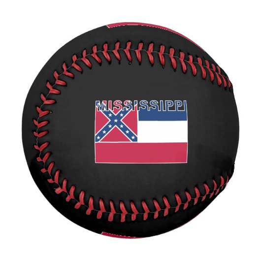 Textfahne von Mississippi Baseball (Vorderseite Links)