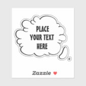 Textfeld Aufkleber (Blatt)