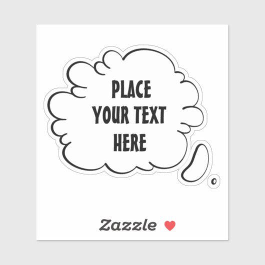 Textfeld Aufkleber (Blatt)