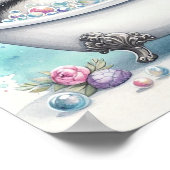 Textfeld Bath Panda Poster (Ecke)