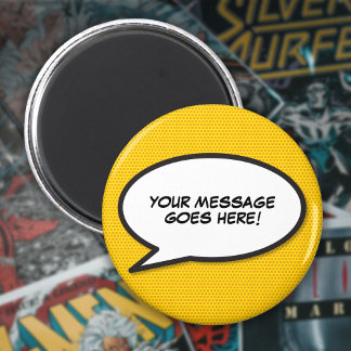 Textfeld "Benutzerdefinierte Meldung" im Comic "Bu Magnet