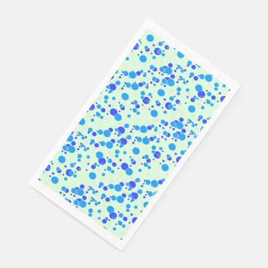 Textfeld C01.blue LGreen BG Serviette (Ecke)