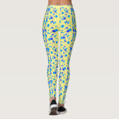 Textfeld C01.blue LYellow BG Leggings (Rückseite)