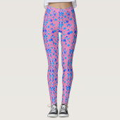 Textfeld C01.blue Pink BG Leggings (Vorderseite)