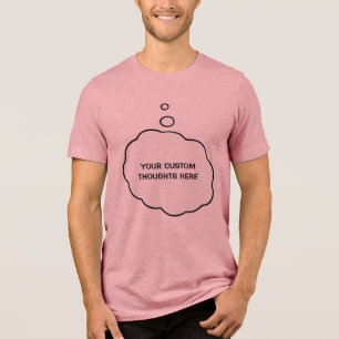 Textfeld für benutzerdefinierte Ansicht Tri-Blend Shirt