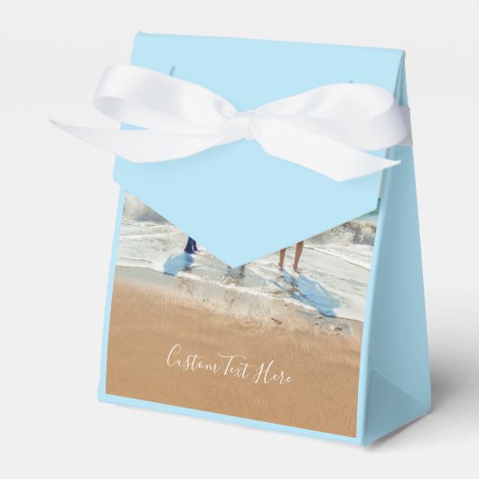 Textfeld für benutzerdefinierte Fotos mit Ihren Fo Geschenkschachtel (Vorderseite)