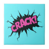 Textfeld für benutzerdefinierte Keramik - Crack Fliese (Vorderseite)