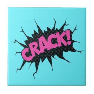 Textfeld für benutzerdefinierte Keramik - Crack Fliese