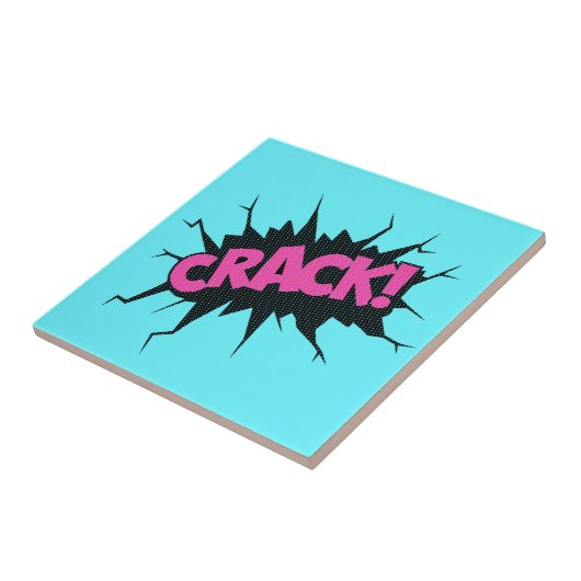 Textfeld für benutzerdefinierte Keramik - Crack Fliese (Seite)