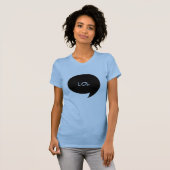 Textfeld für Comic mit benutzerdefiniertem Text T-Shirt (Vorne ganz)