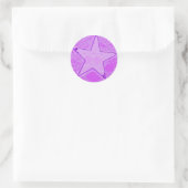 Textfeld GUM-Star-Aufkleber Runder Aufkleber (Tasche)