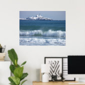 Textfeld Leuchtturm 2 Poster (Heimbüro)