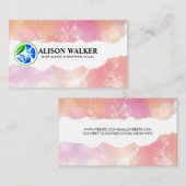 Textfeld | Reinigungs-Icons Visitenkarte (Vorne/Hinten)