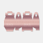 Textfeld Rose Druckbuchstabe im Gastgeschenk Hochz Geschenkschachtel (Ungefaltet)