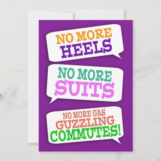 Textfeld Ruhestand-Party Einladung (Vorderseite)