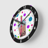 Textfeld Tee - Textfeld Runde Wanduhr (Winkel)