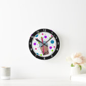 Textfeld Tee - Textfeld Runde Wanduhr (Zuhause)