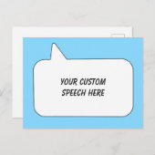 Textfeld und Farbe Postkarte (Vorne/Hinten)