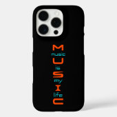 Textgestaltung für Musik Case-Mate iPhone Hülle (Rückseite)