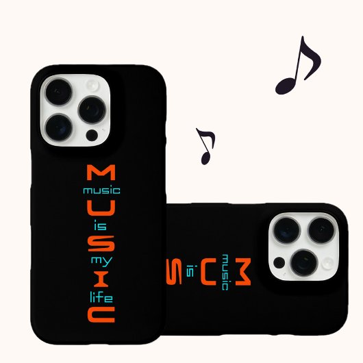 Textgestaltung für Musik Case-Mate iPhone Hülle