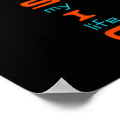 Textgestaltung für Musik Poster (Ecke)