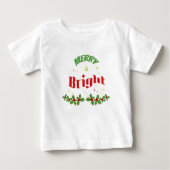 Textgestaltung für Weihnachten Baby T-shirt (Vorderseite)