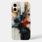 Textierte Abstrakte Kunst Case-Mate iPhone Hülle (Rückseite)