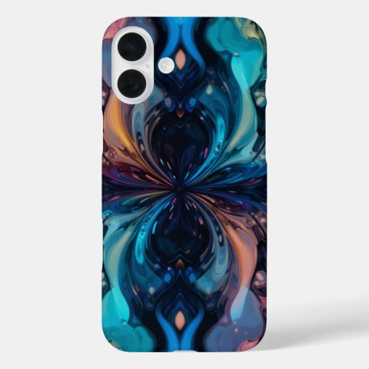 Textierte Abstrakte Kunst Case-Mate iPhone Hülle (Rückseite)