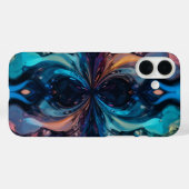 Textierte Abstrakte Kunst Case-Mate iPhone Hülle (Rückseite (Horizontal))
