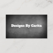 Textierte Visitenkarte (Vorderseite)