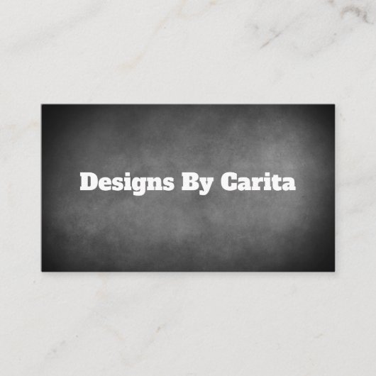 Textierte Visitenkarte (Vorderseite)