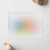 Textil aussehen Abstrakt farbig blank Moderne Mitteilungskarte (Vorderseite/Rückseite Beispiel)