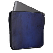 Textil-blaue dunkle Tapete Laptopschutzhülle (Vorne Rechts)