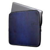Textil-blaue dunkle Tapete Laptopschutzhülle (Vorderseite Links)