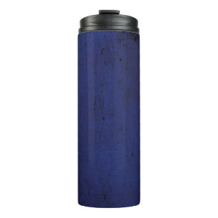 Textil-blaue dunkle Tapete Thermosbecher